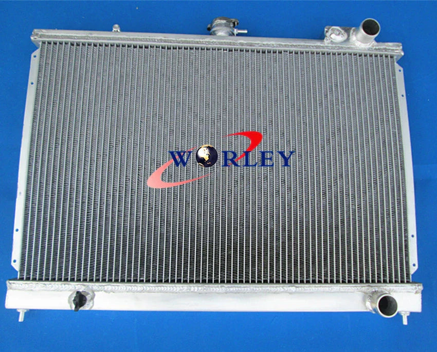 Aluminum Radiator + Fan for Nissan Skyline R31 2.0L 3.0L 6cyl (1985-1990)