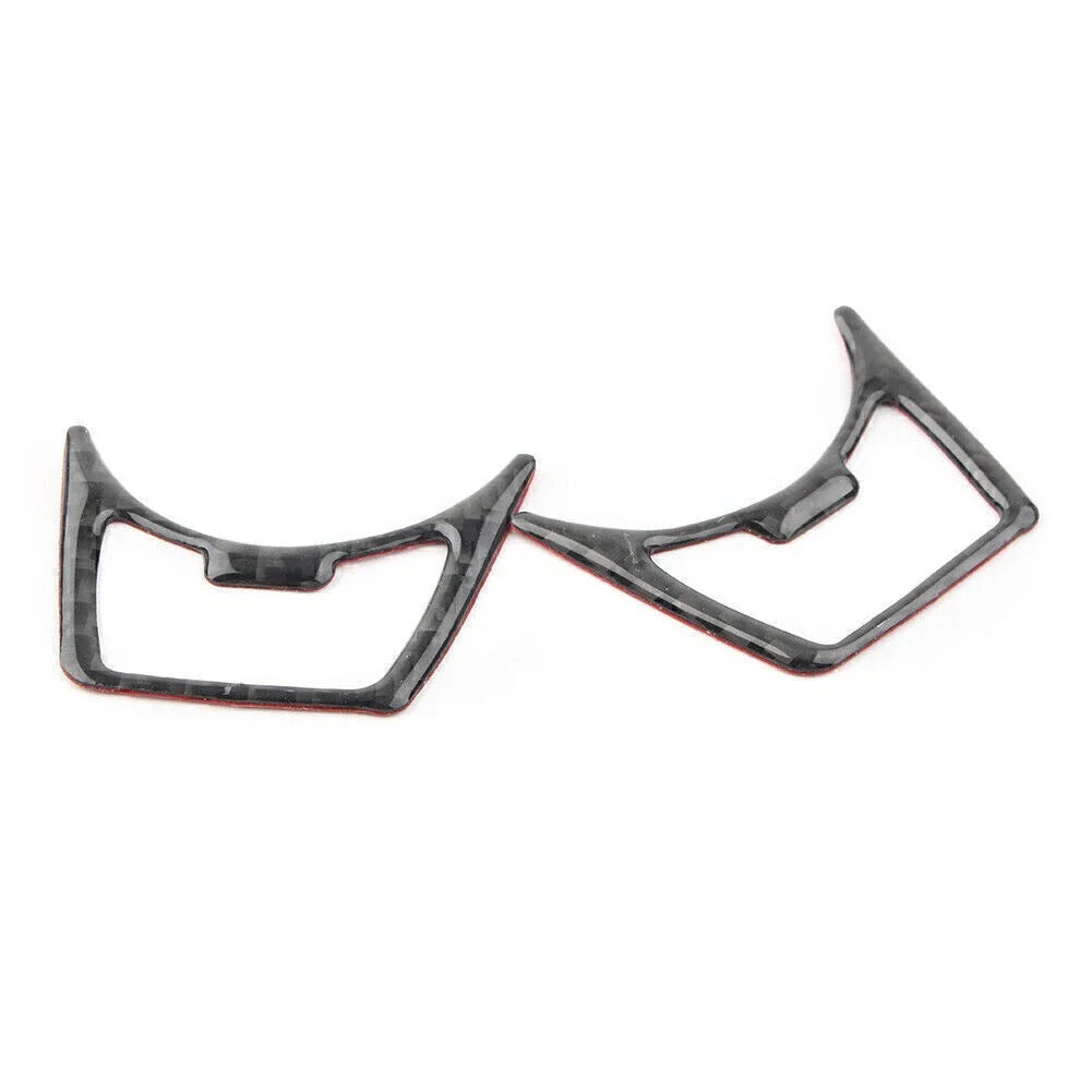 LHD Headlight Switch Cover Trim for Mustang 2015-2019 Carbon Fiber