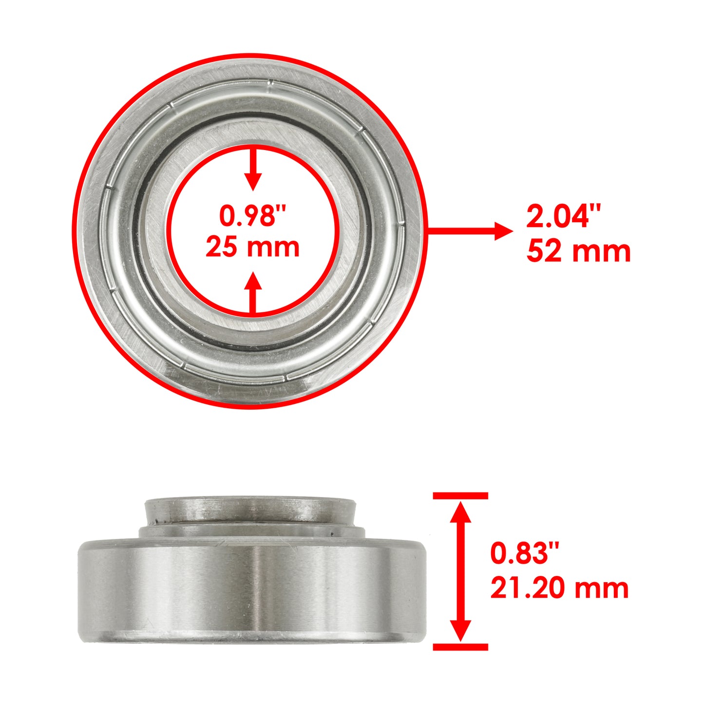 3 Spindle Shaft Replacement for Husqvarna ZTH5225 ZTH6123 ZTH6125 (2000–2000)