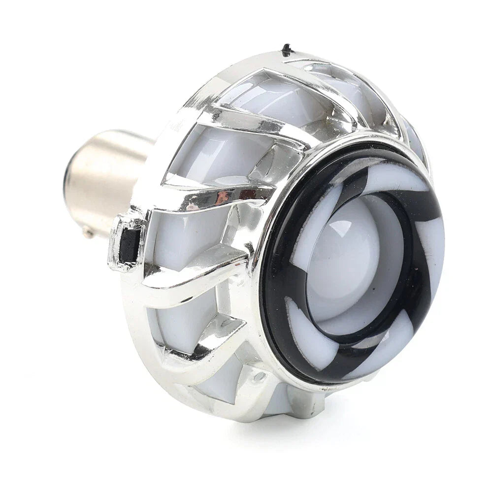 LED Motorcycle Tail Brake Lights - Colorful Angel Eye Strobe