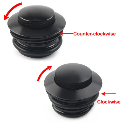 Vented Fuel Tank Cover Gas Cap for Harley