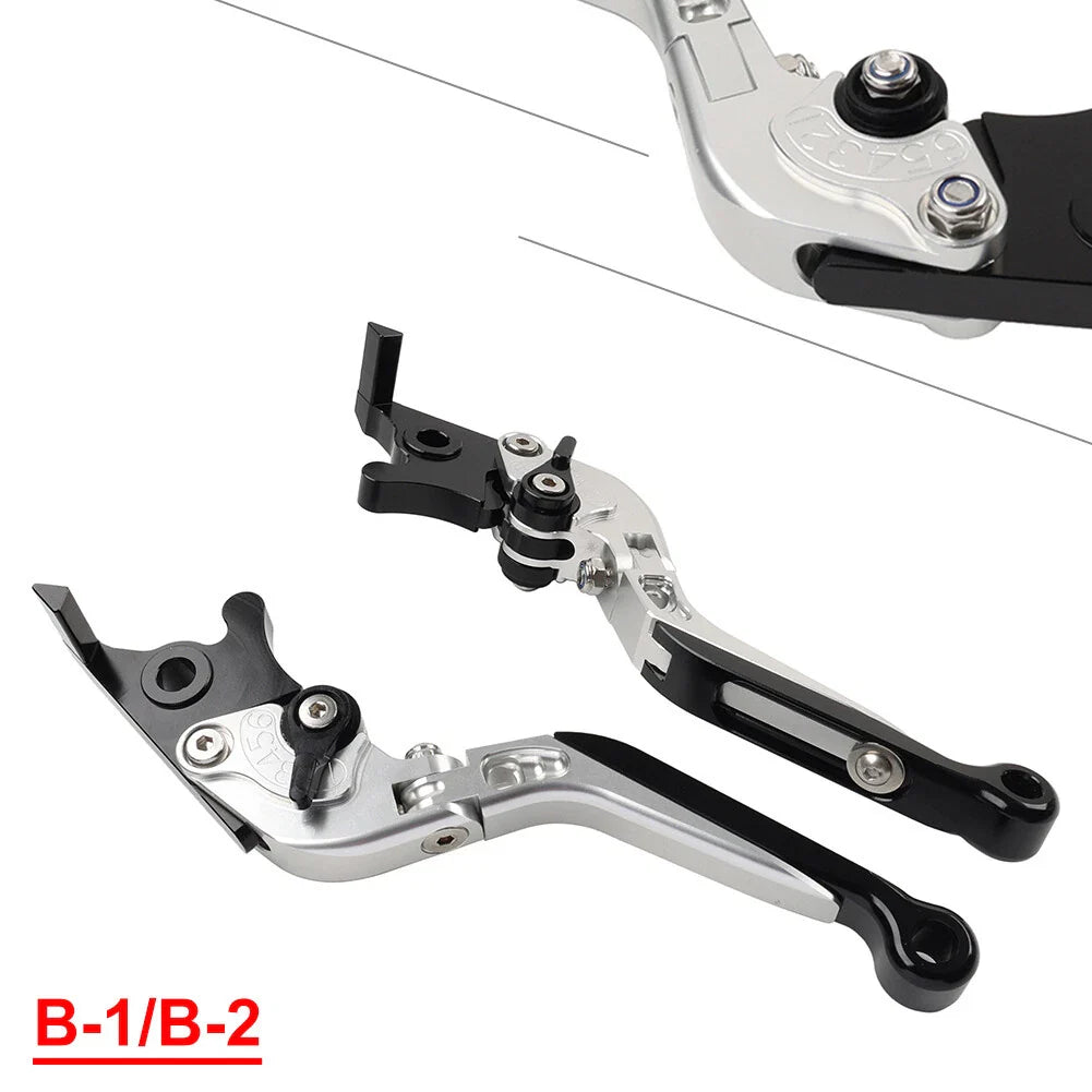 Silver Extendable Brake Clutch Levers for BMW R1200GS (2004-2012) R1200GS ADV (2006-2013)