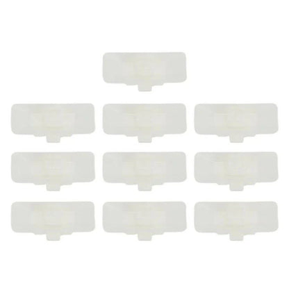 10 x Car Body Side Moulding Clips White for Mercedes Benz W124 W129 (1990-1996)