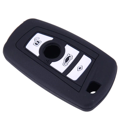 Key Case Cover for BMW 3 Button Silicone Keyless Key (2012-2019)