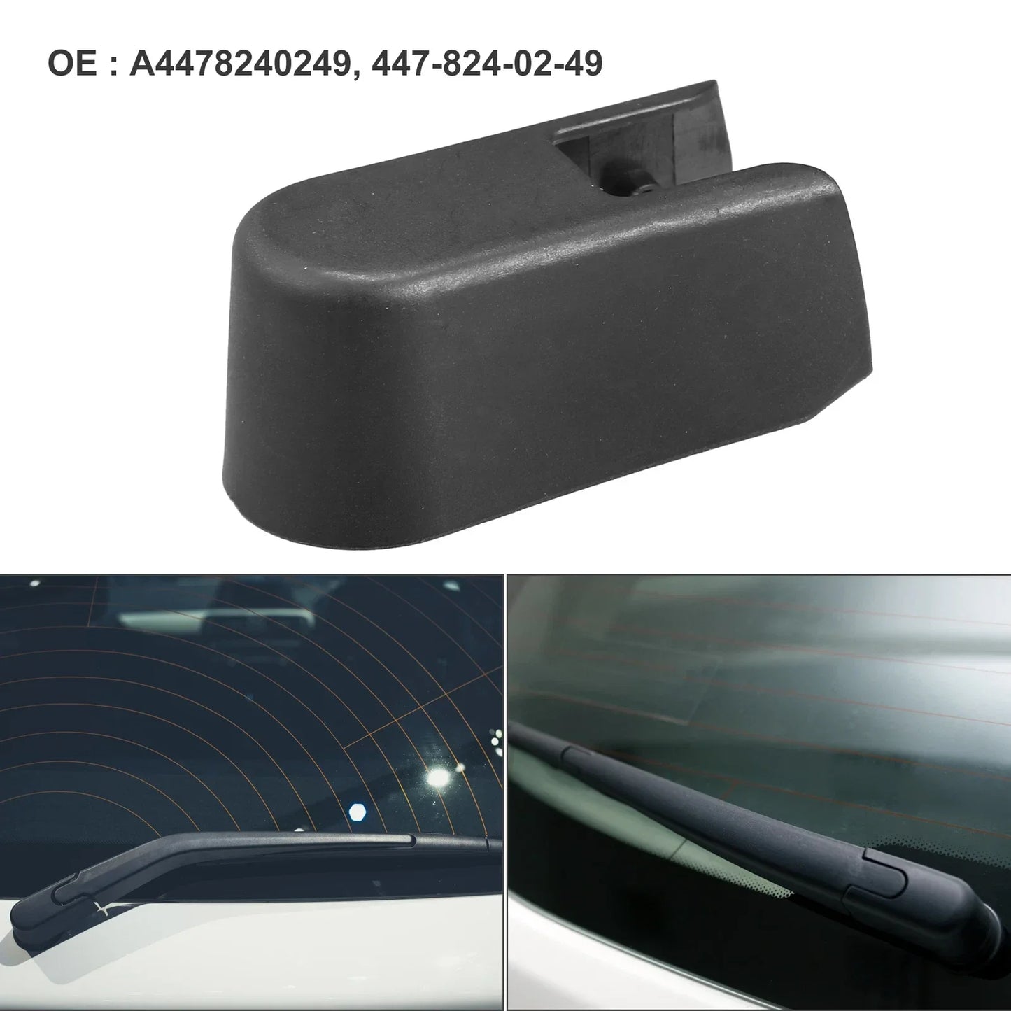 Rear Windshield Wiper Arm Nut Cover for Mercedes-Benz Metris (2016-2020)