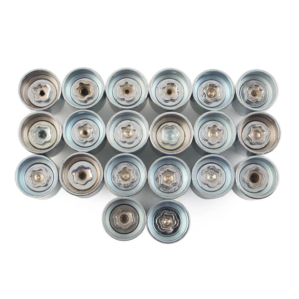Metal Wheel Lock Lugnut Anti-theft Key Socket for BMW