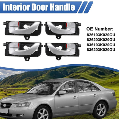 Set of 2 Front & Rear Interior Door Handles for Hyundai Sonata (2005-2008)