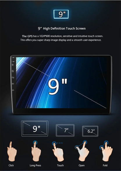 9'' Car Stereo GPS Navigation for Chrysler 300 300C 300S (2015-2023)