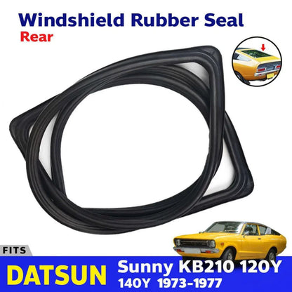 Rear Windshield Rubber Seal Weatherstrip Fits Datsun Sunny KB210 2Door Coupe D09
