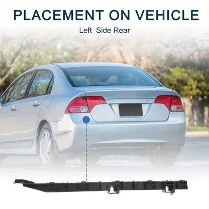 Left Rear Bumper Retainer Bracket for Honda Fit (2007-2008)