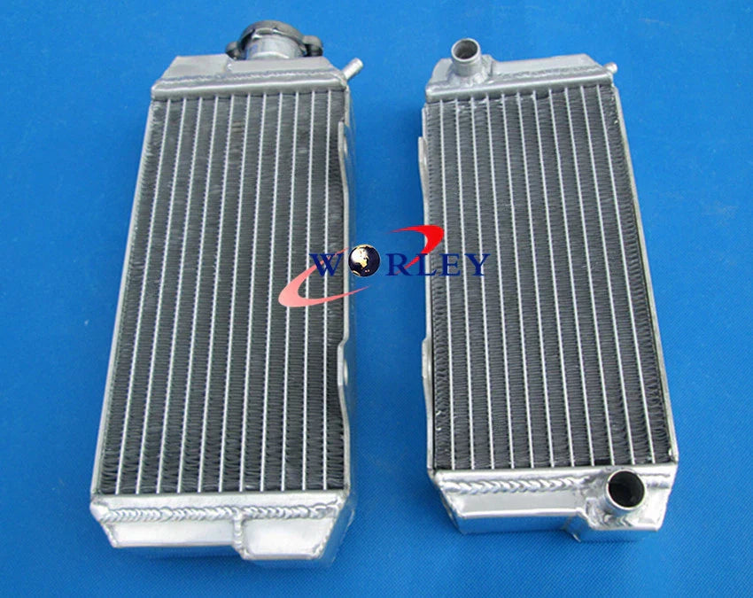 Aluminum Radiator + Black Hose for Honda ATC250R (1985-1986)