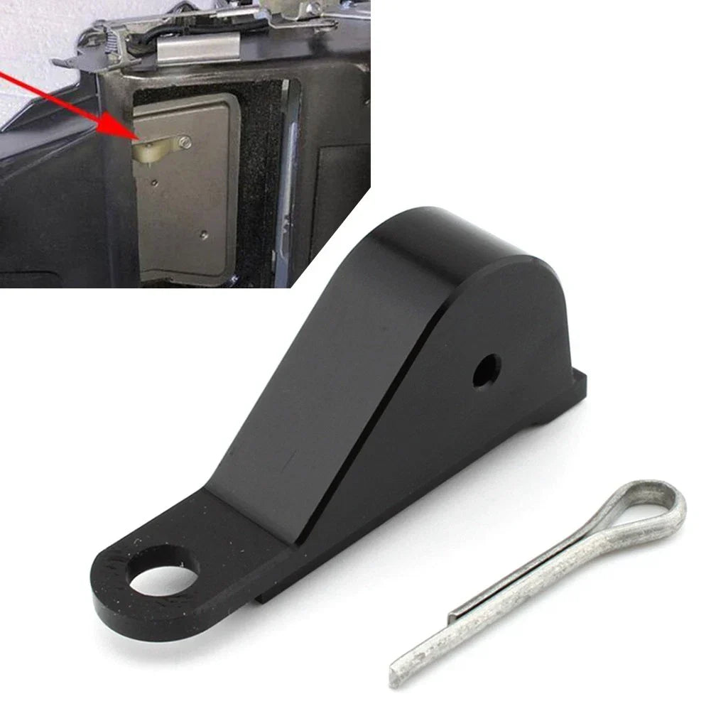 A/C Heater Box Blend Door Clip for GM - Aluminum Alloy Black