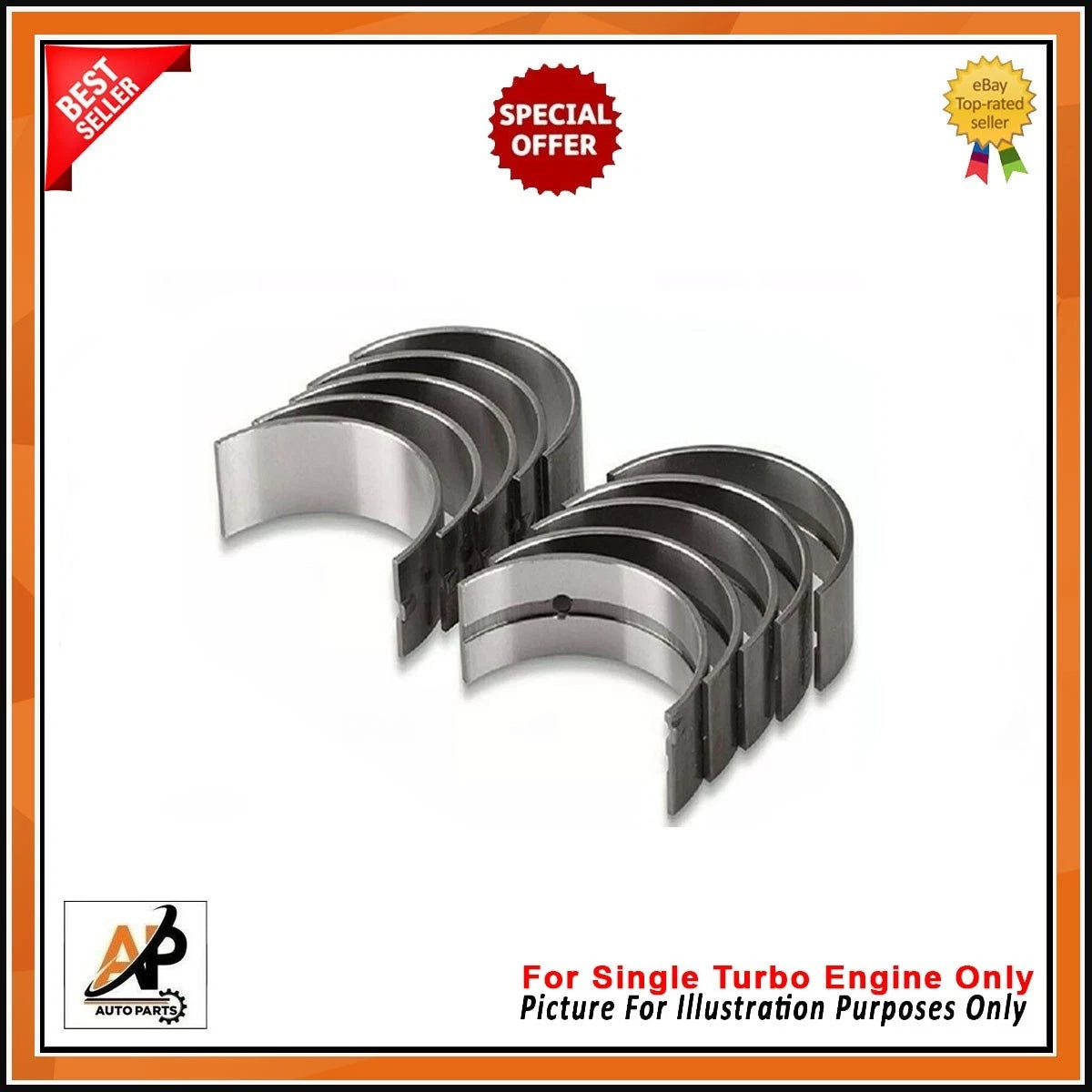 Crankshaft Bearings Set Replacement for Land Rover Range Rover Sport (2018–2024)