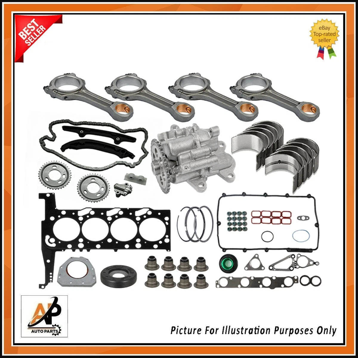 Engine Rebuild Kit Replacement for Ford 2.4 TDCi MK7 (2008–2018)