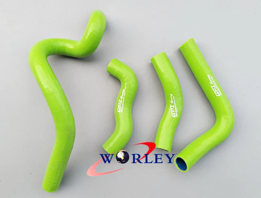 Silicone Radiator Coolant Hose for Kawasaki KLX650 1993-1996 ( Green)
