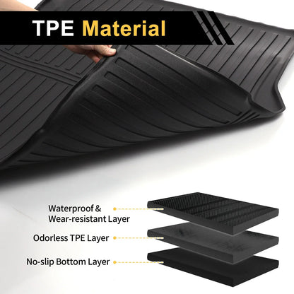 Cargo Liner Rear Trunk Mat for Mercedes-Benz C-Class Sedan 5 Seats (2015-2021)