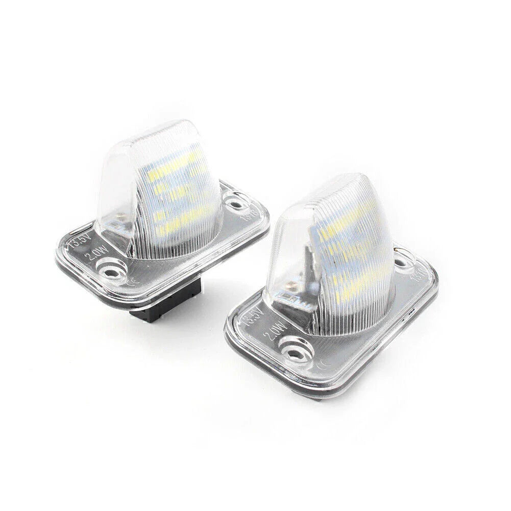 Error Free LED License Plate Lights for VW T4 Transporter, Caddy (90-03)