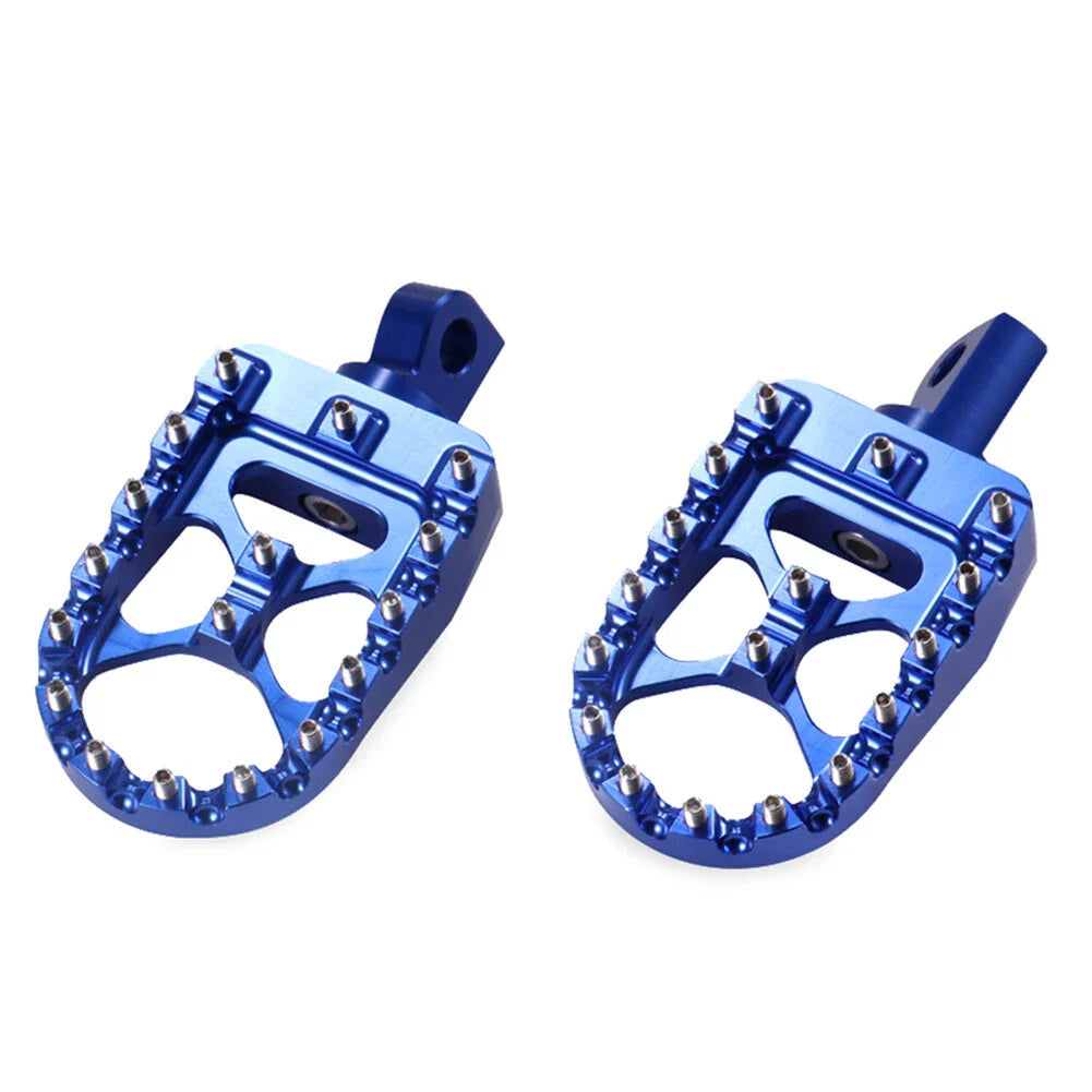 CNC Wide MX Style Foot Pegs for Harley Sportster, Softail