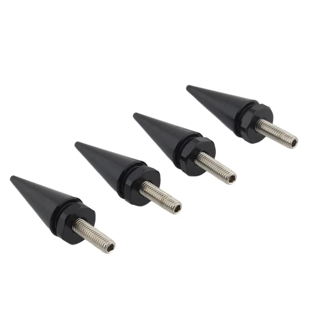 4 x 5mm Black Spike Windscreen Screw Bolts for Harley Touring Road Glide (98-25)