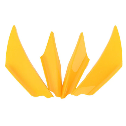 4pcs Front Bumper Canards Splitter Fins Spoiler for Universal Cars