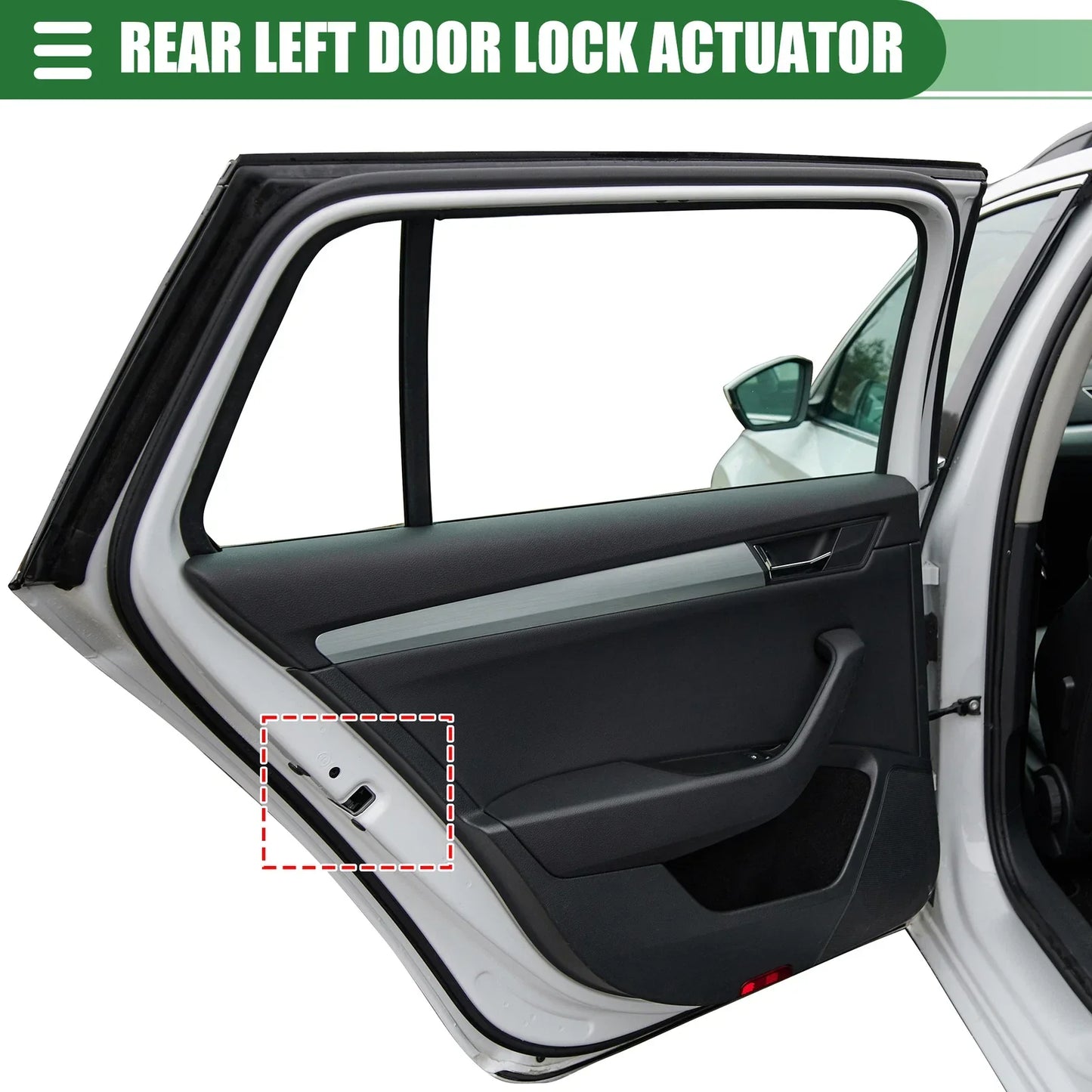 Rear Left Side Door Latch Lock Actuator for Honda Fit (2009-2014)