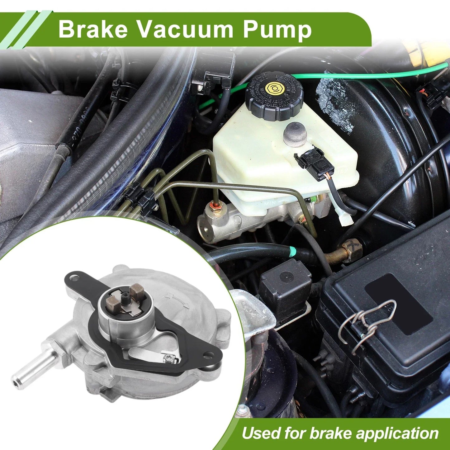 Brake Vacuum Pump for Mercedes-Benz CLK200 (2002-2008) 1 x Unit