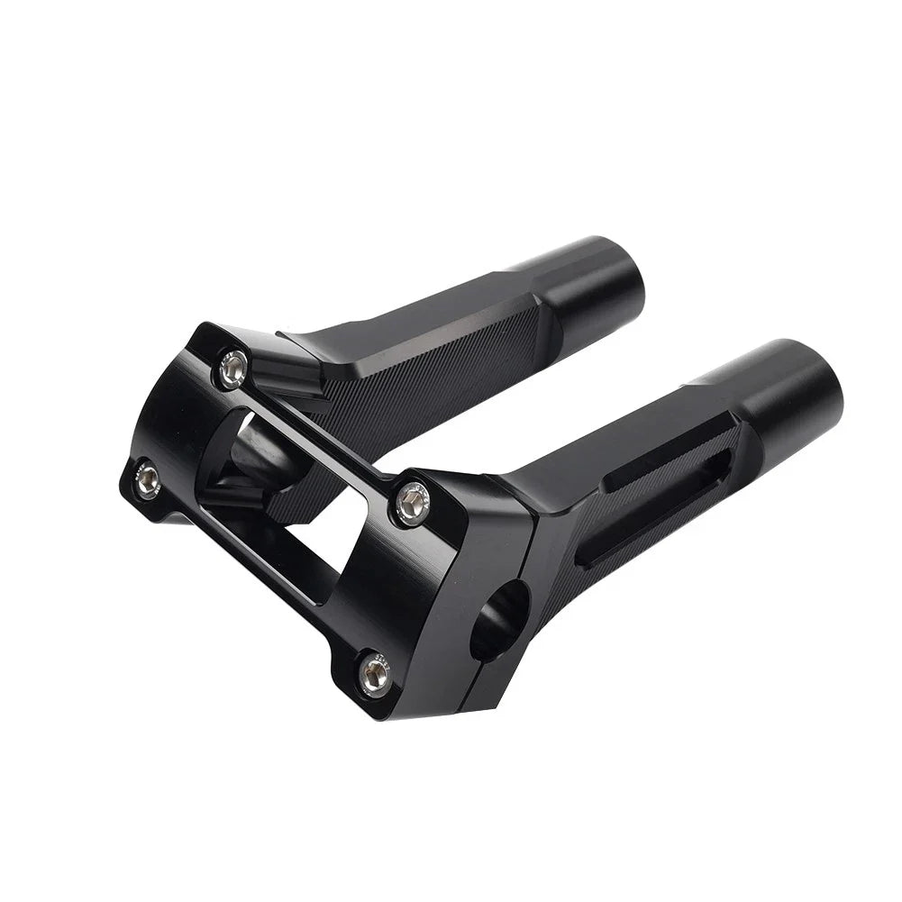 Black 6'' Pullback Handlebar Riser for Harley Dyna M8 Softail Street Bob (2018-2021)
