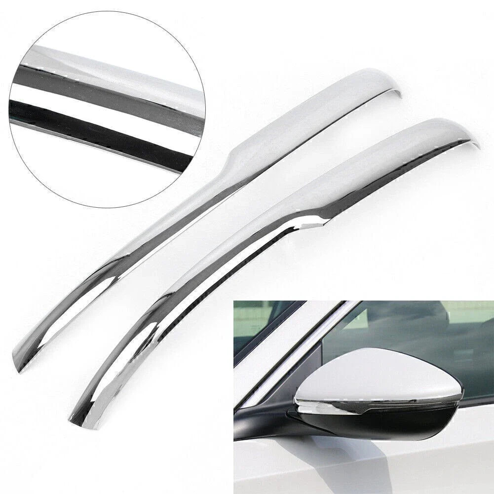 Chrome ABS Wing Side Mirror Trim Covers for Honda Accord (2018)