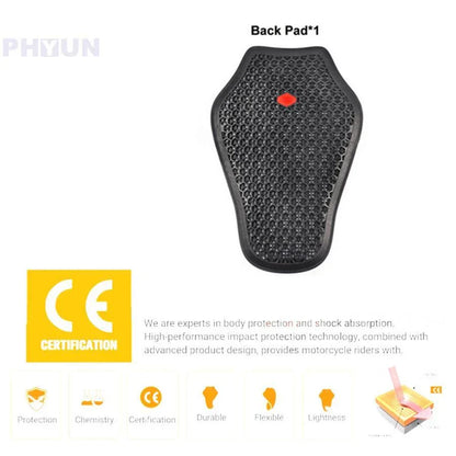 Soft Pad Back Protector Armor for Motorcycle Jacket Universal Insert