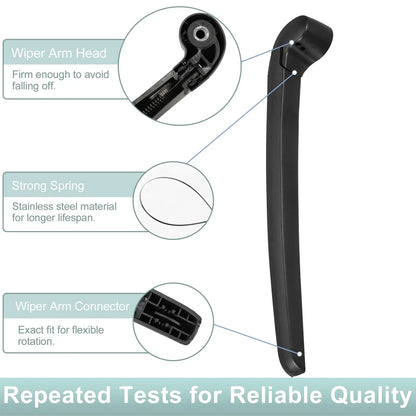Rear Wiper Blade Arm Set for Porsche Cayenne Hybrid (2010-2017)