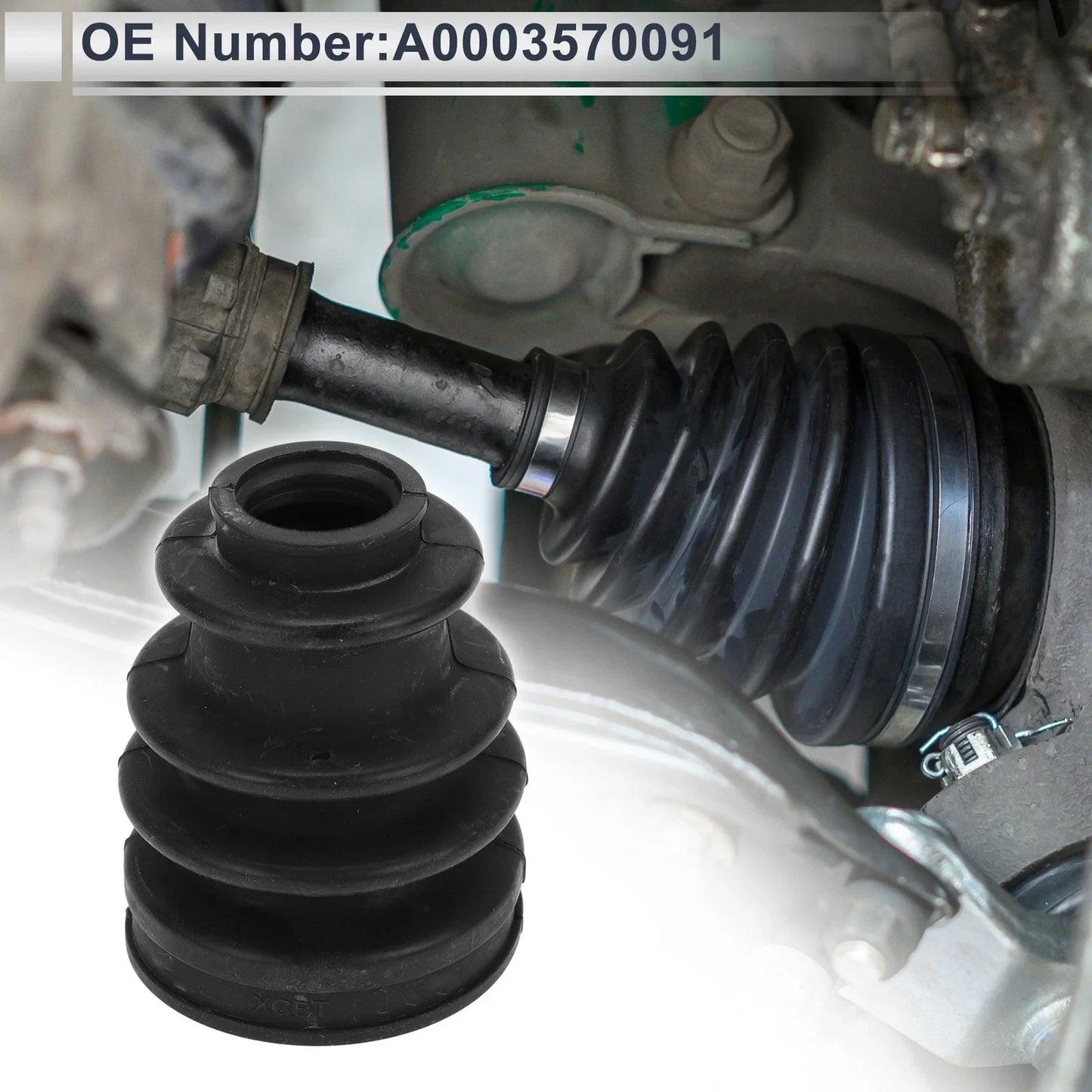 Outer CV Joint Boot Kit with Clamps for Mercedes-Benz 180C (1960-1963)