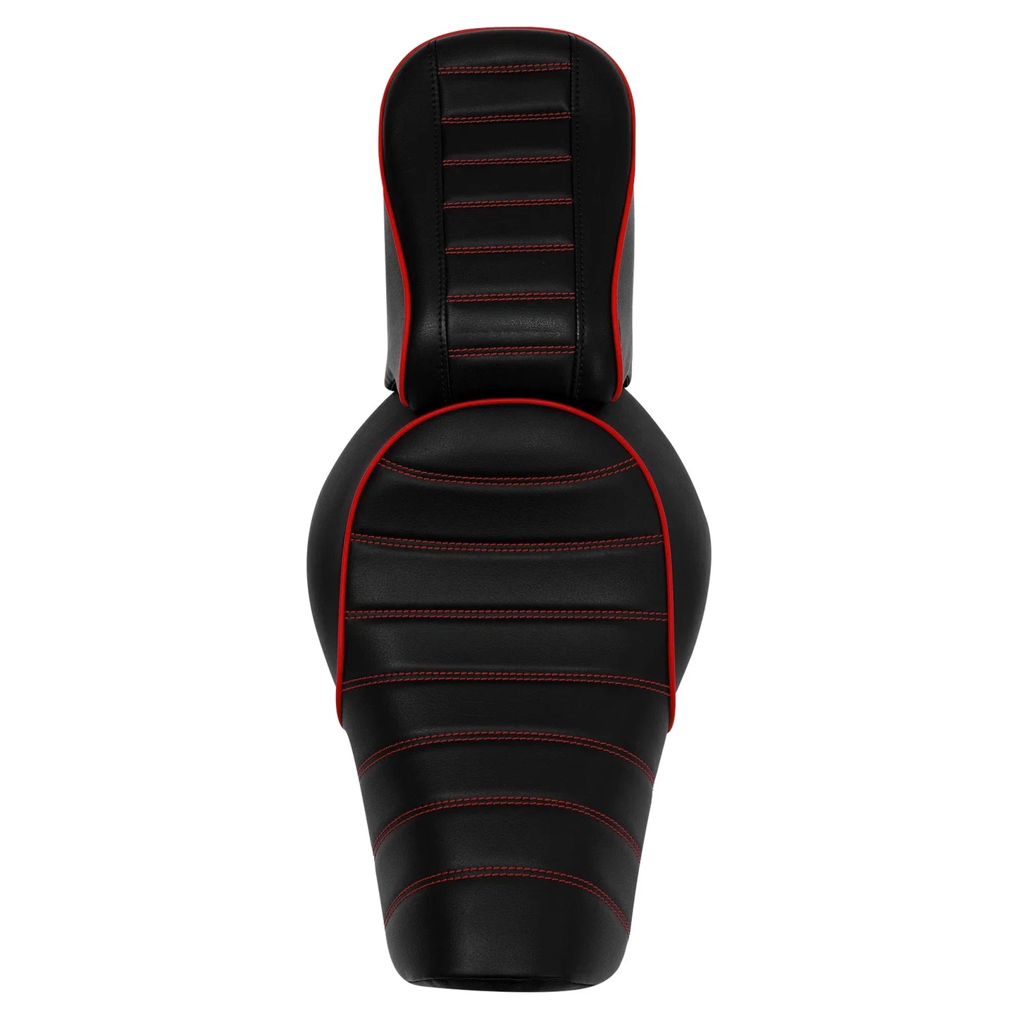 Driver & Passenger Seats for Harley Iron 883 XL883N (2016-2022) Black Red