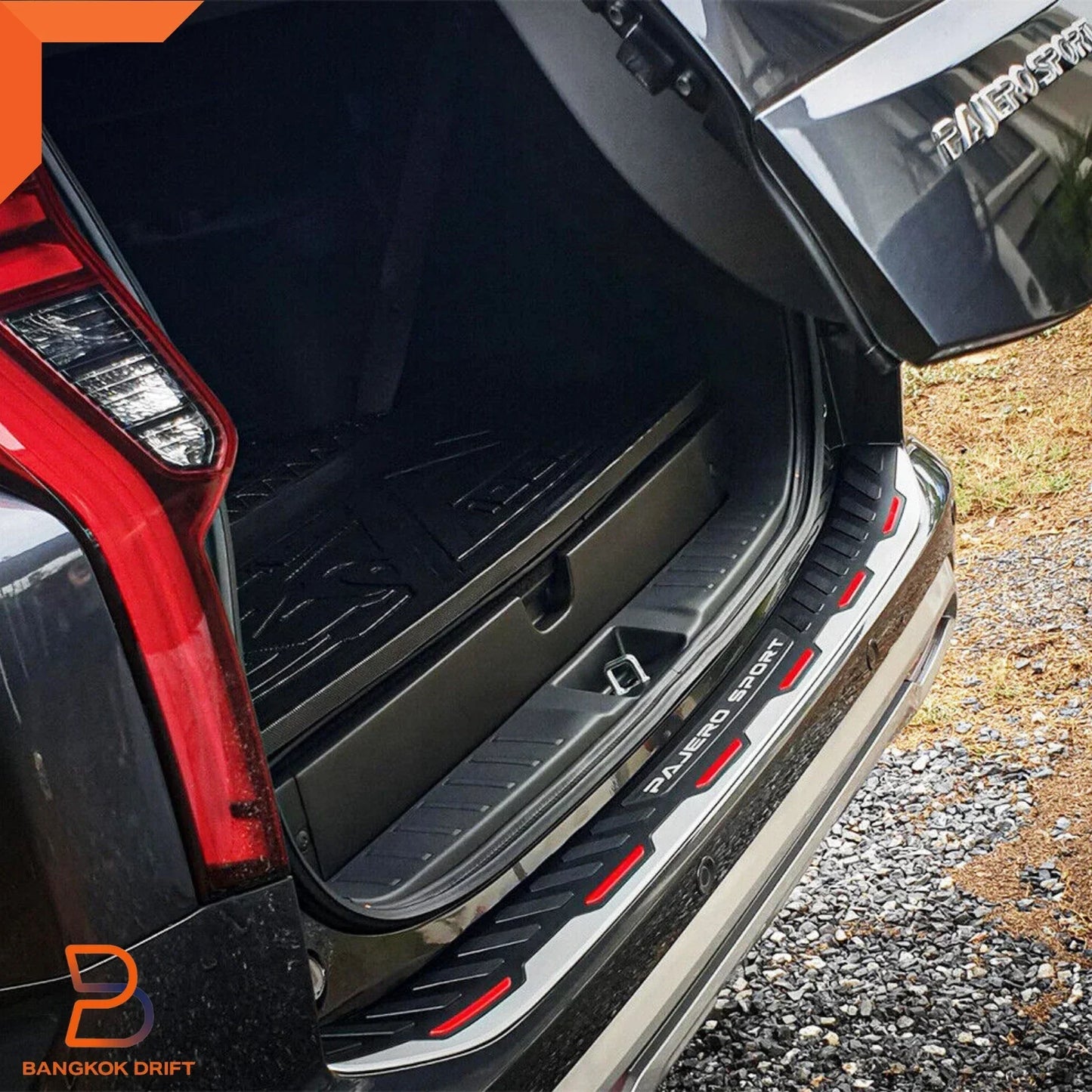 Rear Bumper Step Scuff Plate for Mitsubishi Pajero Sport (2019-2024)