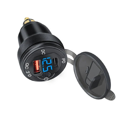 USB Charger Hella Din Socket Adapter for BMW QC3.0 Motorcycle