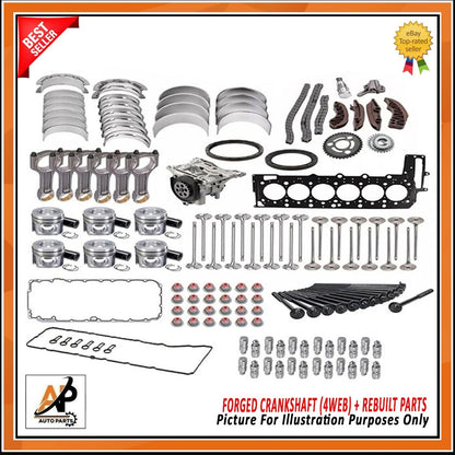 Crankshaft Rebuild Kit for BMW X4 X5 X6 3.0L Diesel N57 (2010–2018)