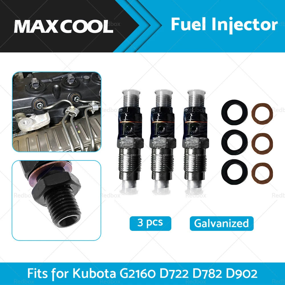 3 x Fuel Injectors for Kubota BX1860 BX1880 BX2360 (2010-2023)