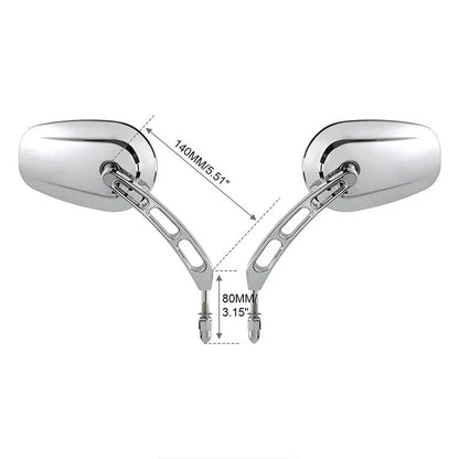 Rearview Mirrors for Harley Touring Softail Deluxe Sportster 883 1200 Dyna (2004-2023)