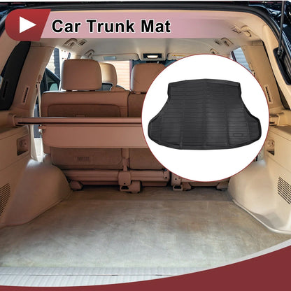 Cargo Liner Rear Trunk Mat for Honda Civic 2012-2015 Long Grid Pattern Black