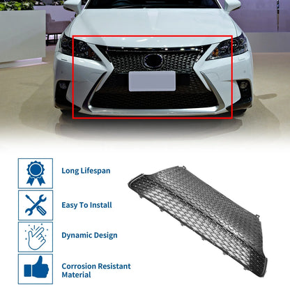 Front Lower Hood Bumper Grille for Lexus CT200h (2015) - Black