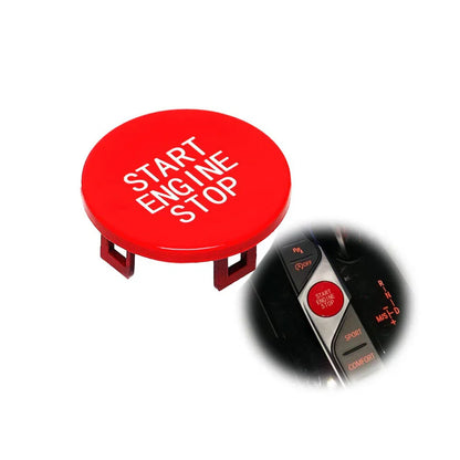 Red Start Stop Engine Button Switch Cover for BMW 3 4 8 Series (2019-2023)