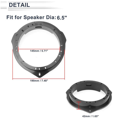 Speaker Spacer Ring Adaptor for Mercedes-Benz 6.5" Speakers (2000-2023)