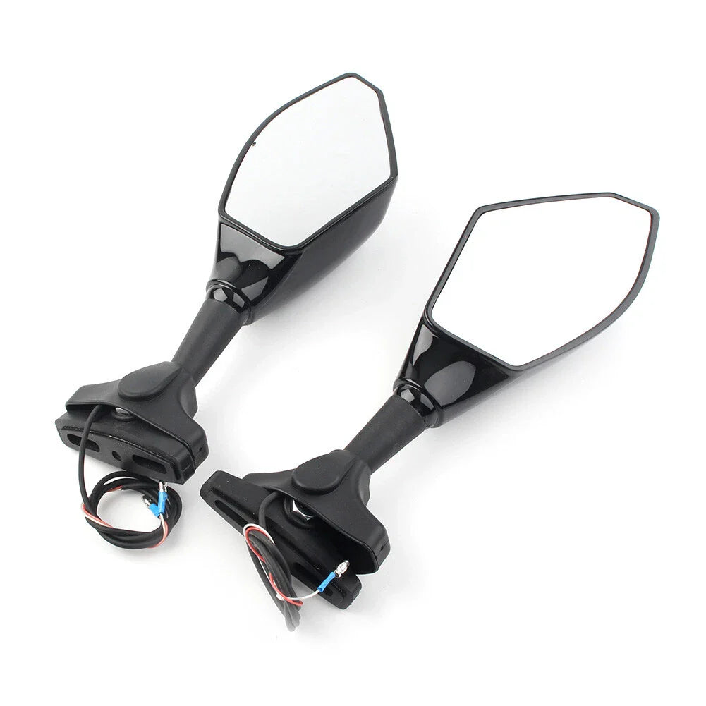 LED Turn Signal Rearview Mirror for Honda Kawasaki Yamaha Suzuki
