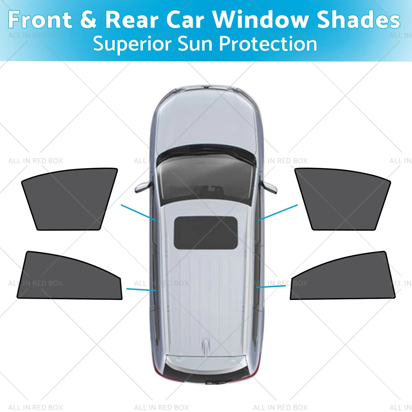 Front & Rear Window Shades for Mazda 6 Liftback (2007-2012)