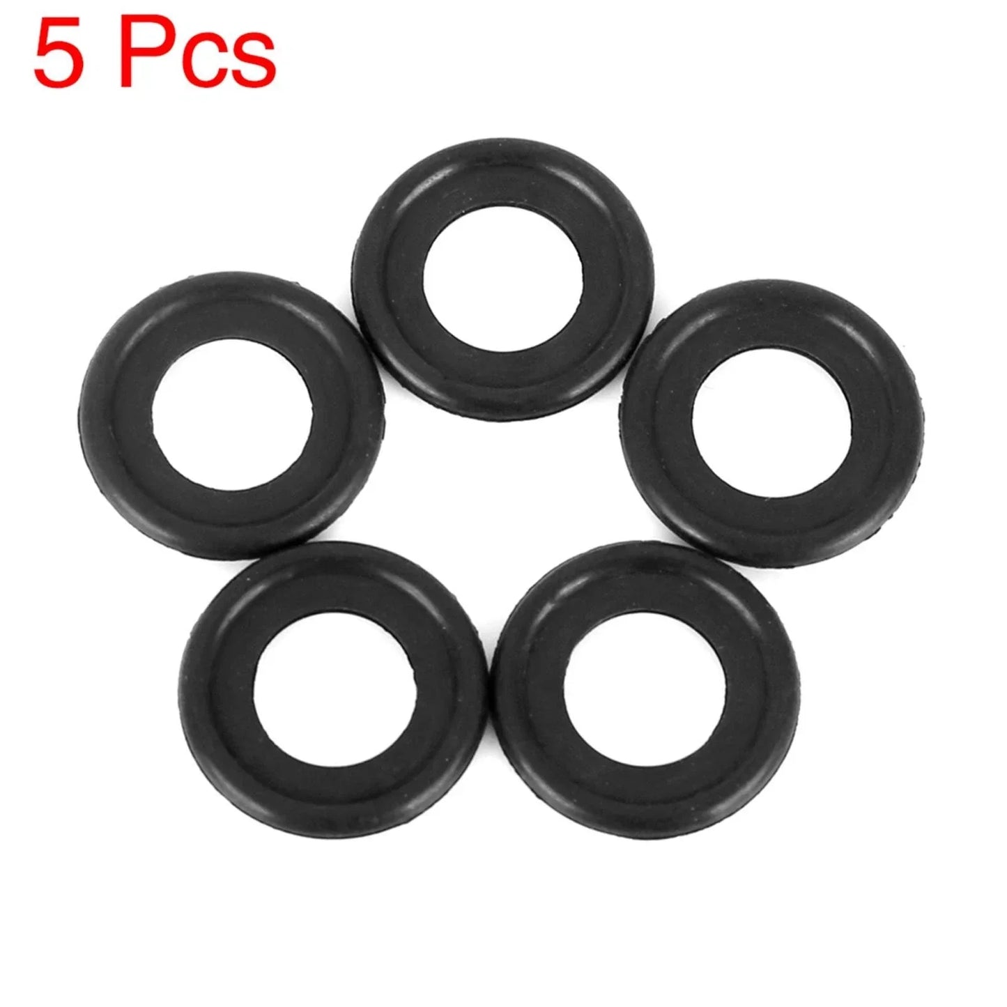 5 x M12 Universal Rubber Oil Drain Plug Gaskets for Buick, Chevy