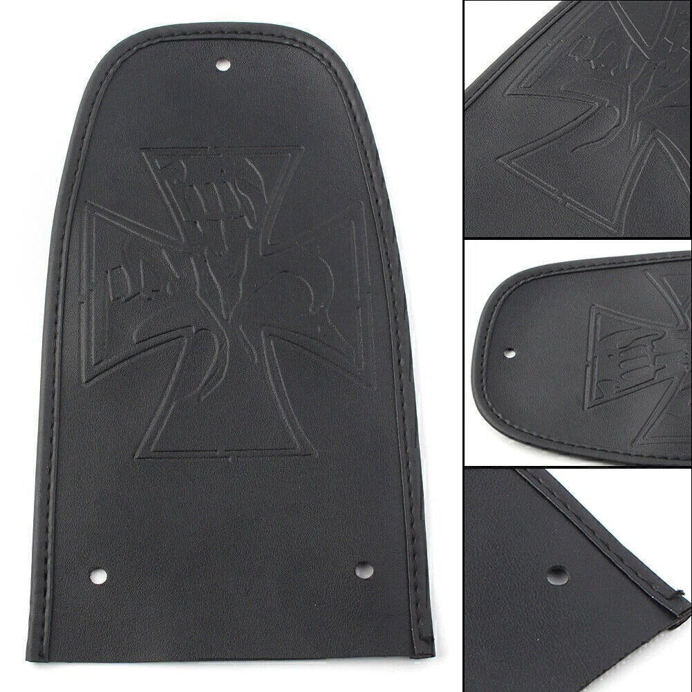 Rear Fender Bib Solo Seat Leather for Harley Road Street Electra Glide