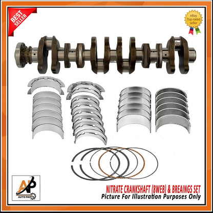 Crankshaft Kit with Bearings and Ring for BMW 3 5 6 7 X3 X4 X5 X6 3.0D (2010–2018)