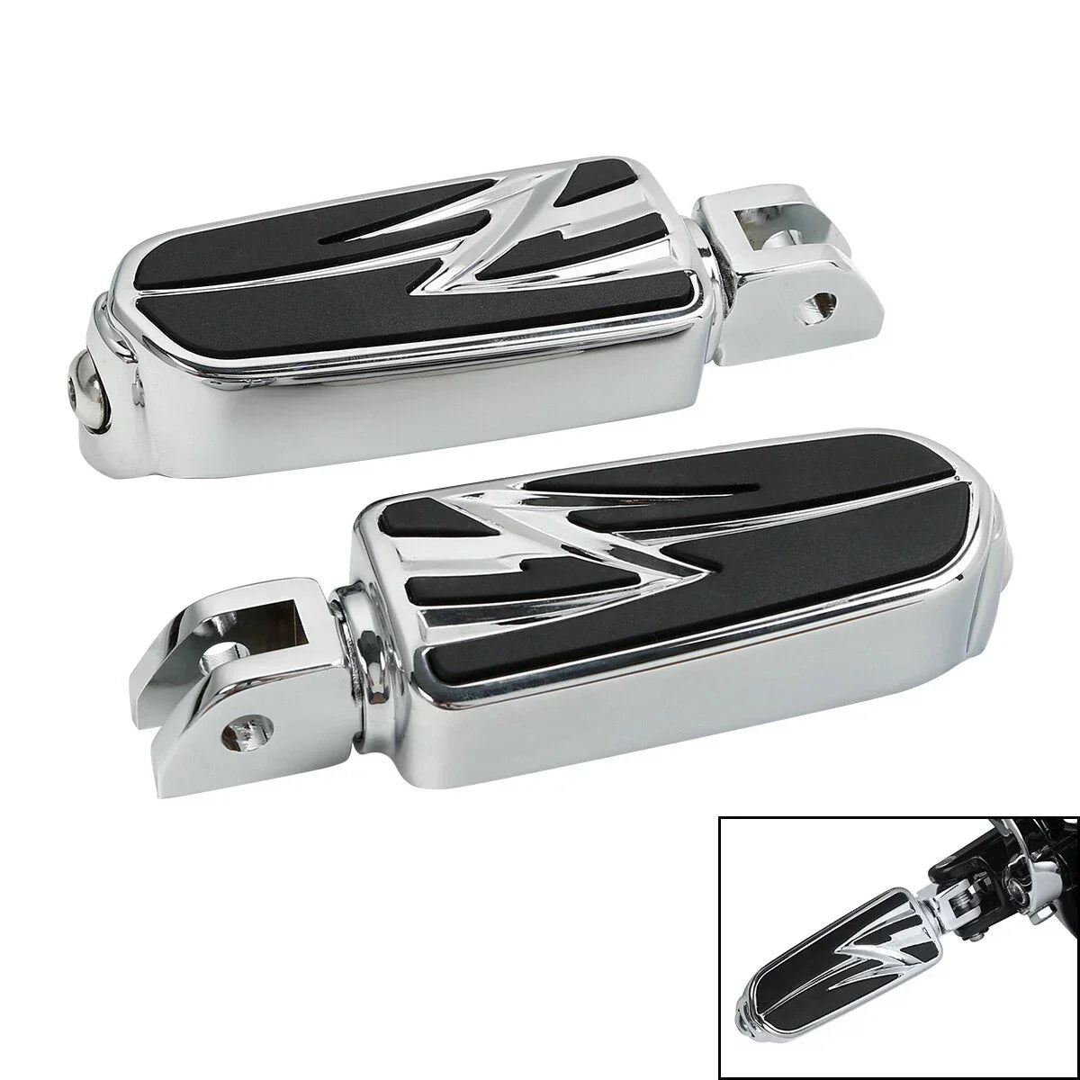 Driver Rider Footpegs Pegs for Harley Softail Street Bob Sport Glide (2018-2025)