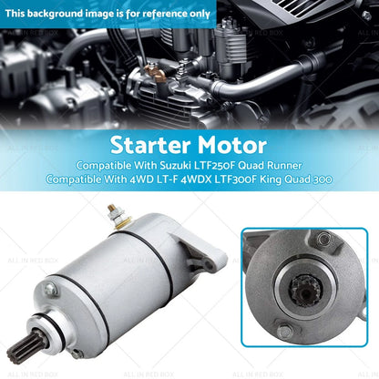 Starter Motor for Suzuki LTF250F LTF300F Quad Runner (2000-2006)