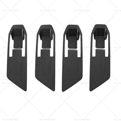Carbon Fiber Inner Door Handle Cover for Mitsubishi Triton L200 (2023-2025)