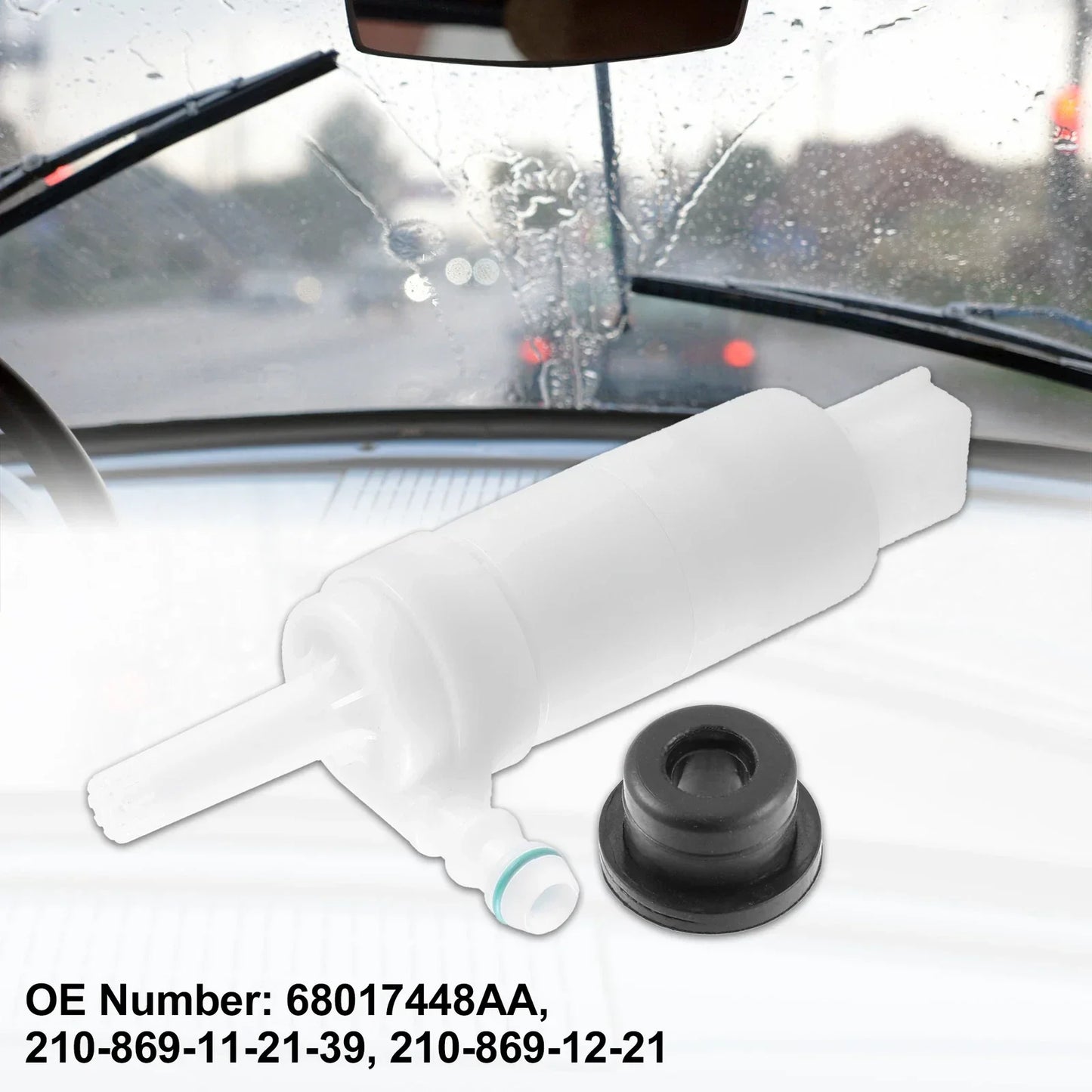 Windshield Washer Pump for Mercedes-Benz W203 W208 W209 W210 (2000-2006)